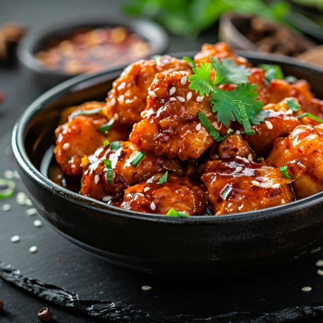Chicken Manchurian.