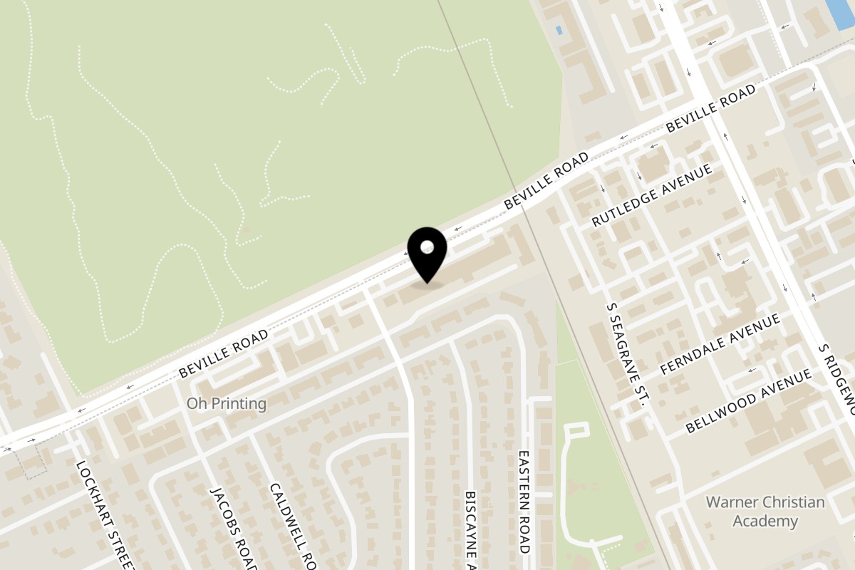 Map showing the location of Masala Indian Cuisine on 581 Beville Rd in Daytona Beach